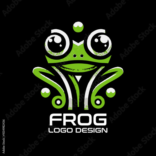 Frog Vector Logo Design  photo