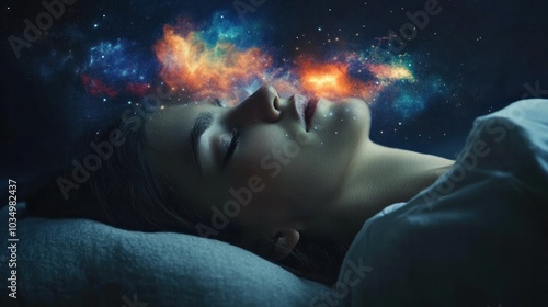 The connection between sleep and mental health, showing how restful sleep positively impacts mood, cognitive function, and emotional well-being