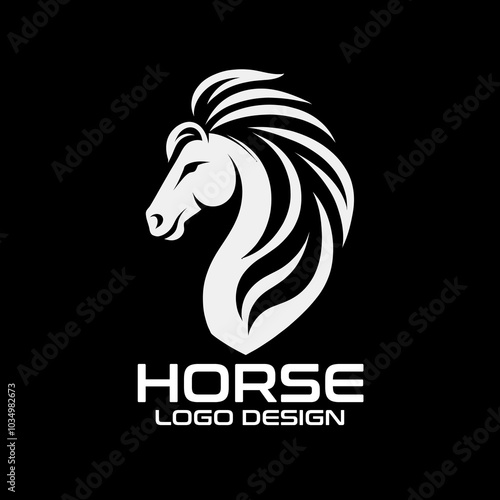 Horse Vector Logo Design