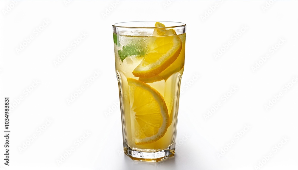 Lemonade on white background isolated. Beverage. Drink. Lemonade on white background isolated. Beverage. Drink.