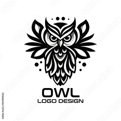 Owl Vector Logo Design photo