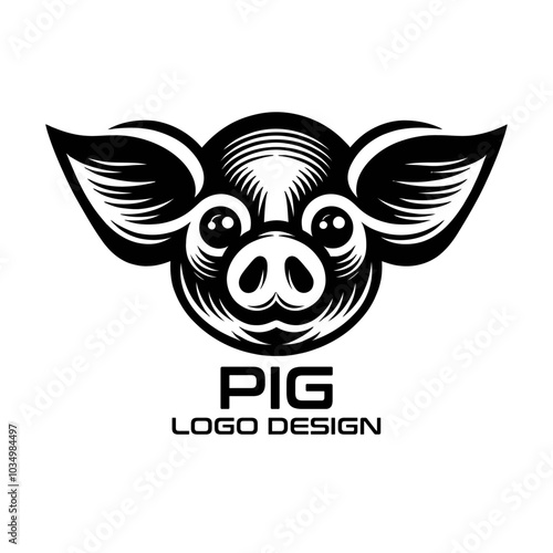 Pig Vector Logo Design