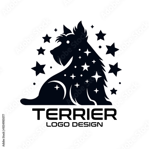 Terrier Vector Logo Design photo