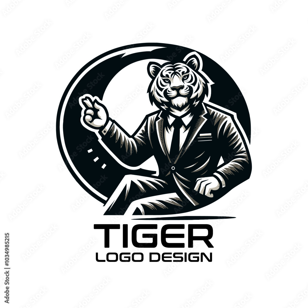 Tiger Vector Logo Design Tiger Vector Logo Design