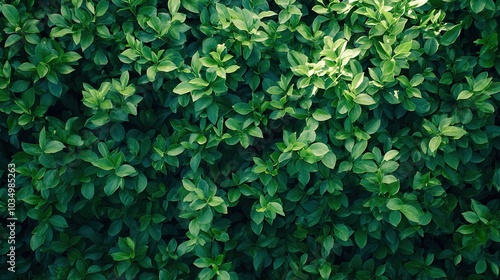 Wallpaper Mural Lush Green Leaves from Above in Natural Light Torontodigital.ca