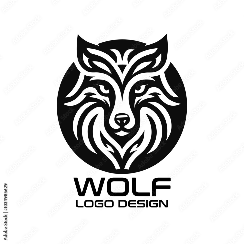 Wolf Vector Logo Design Wolf Vector Logo Design