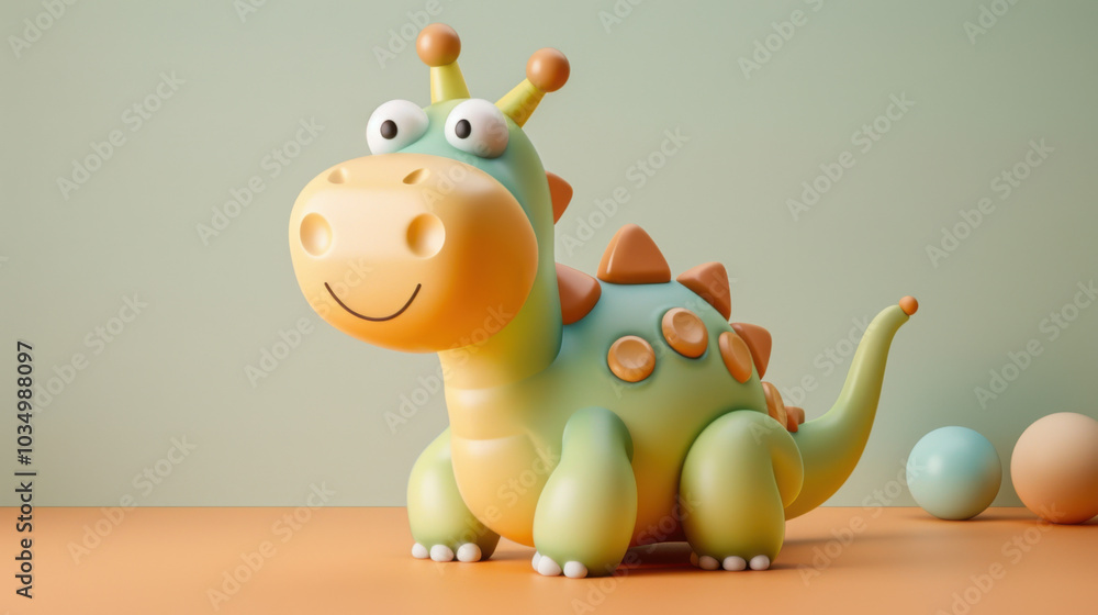 Cute Cartoon Dinosaur Toy Cute Cartoon Dinosaur Toy