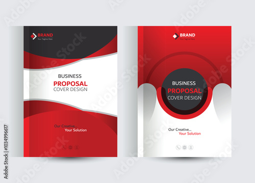 Corporate Business Proposal Catalog Cover Design Template