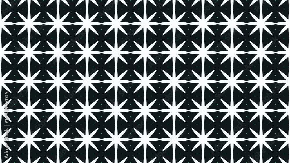 Abstract geometric background texture. Kaleidoscope seamless looped patterns motion graphics background. 4k