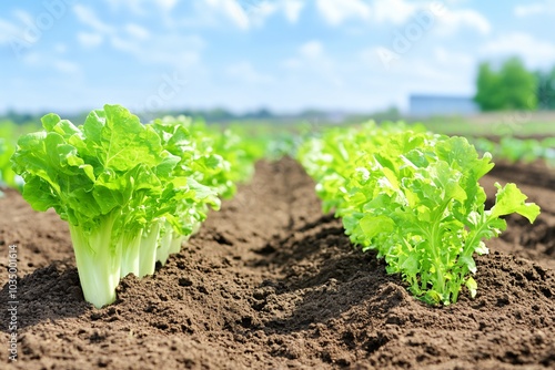 Wallpaper Mural Green Leafy Vegetables Growing in a Lush Garden Torontodigital.ca