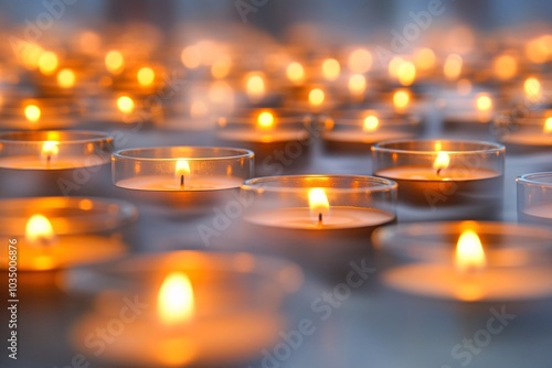 Wallpaper Mural Candlelight Glow: A Moment of Tranquility and Reflection Torontodigital.ca