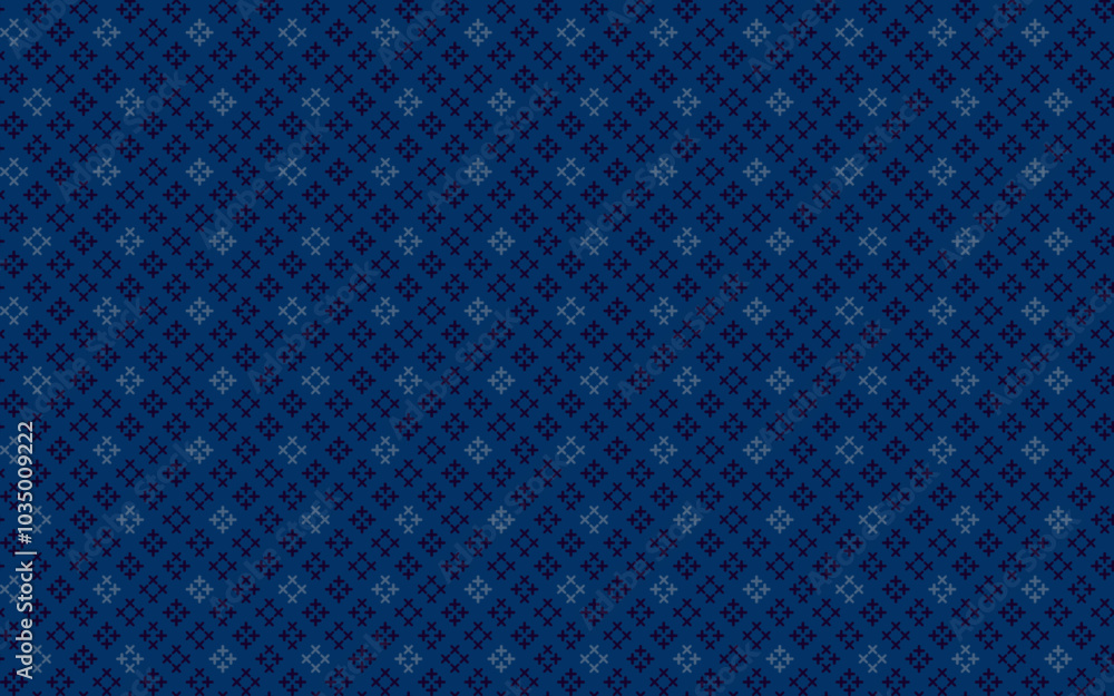 Seamless pattern with plus and multiple sign groups in light and dark blue on blue background. Vector illustration. For masculine shirt lady dress textile cloth print wallpaper cover decoration Seamless pattern with plus and multiple sign groups in light and dark blue on blue background. Vector illustration. For masculine shirt lady dress textile cloth print wallpaper cover decoration
