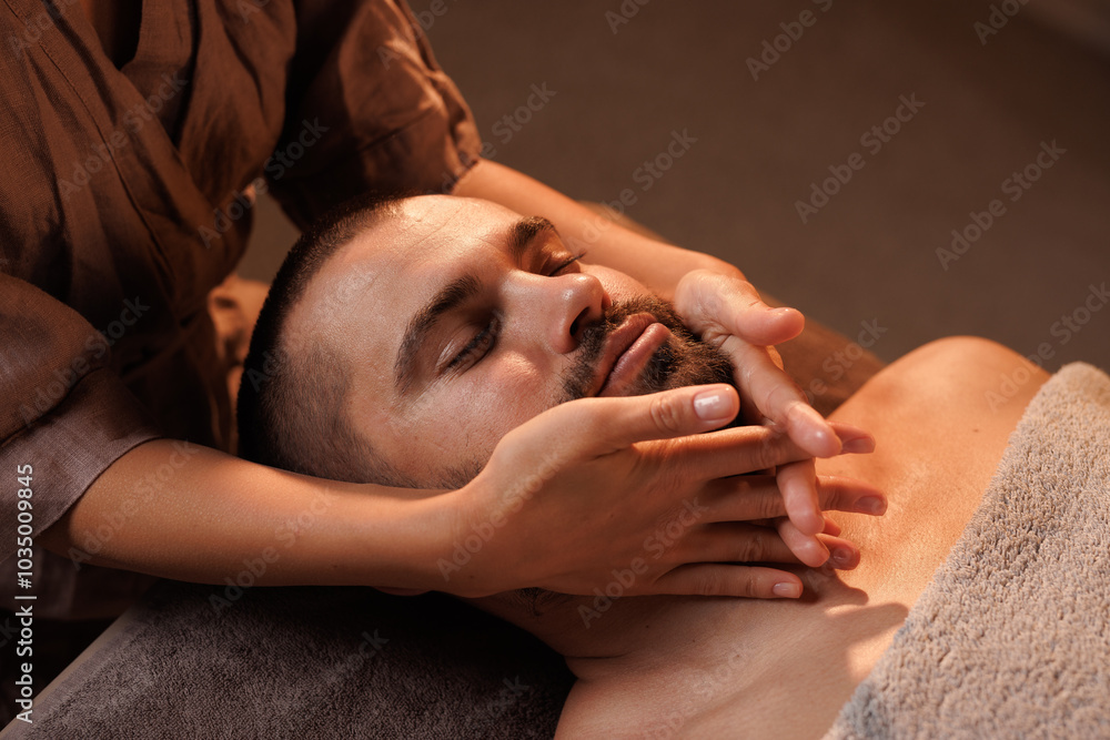 Therapeutic Facial Massage Targeting Facial Muscles for Relaxation and Skin Revitalization Therapeutic Facial Massage Targeting Facial Muscles for Relaxation and Skin Revitalization