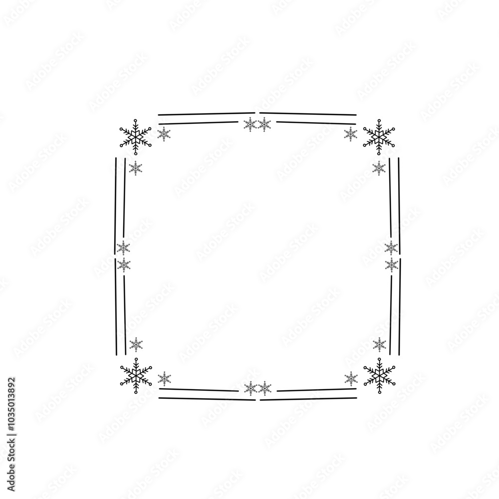snowflake frame