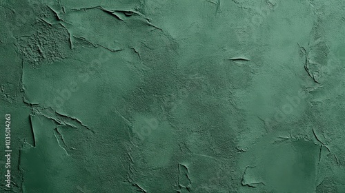 A textured green surface showcasing unique patterns and depth, suitable for various artistic and design projects. photo