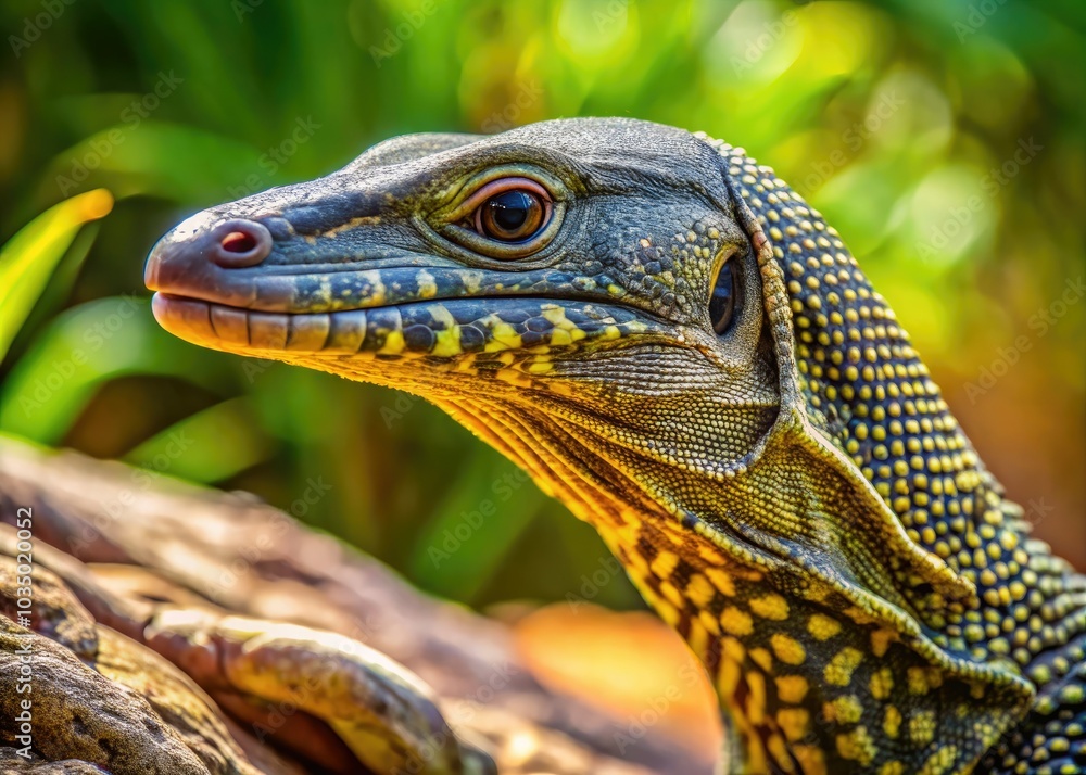 The Australian monitor lizard, with its distinctive scales and fascinating features, thrives in its natural habitat, captivating onlookers and exemplifying Australia’s rich biodiversity. The Australian monitor lizard, with its distinctive scales and fascinating features, thrives in its natural habitat, captivating onlookers and exemplifying Australia’s rich biodiversity.