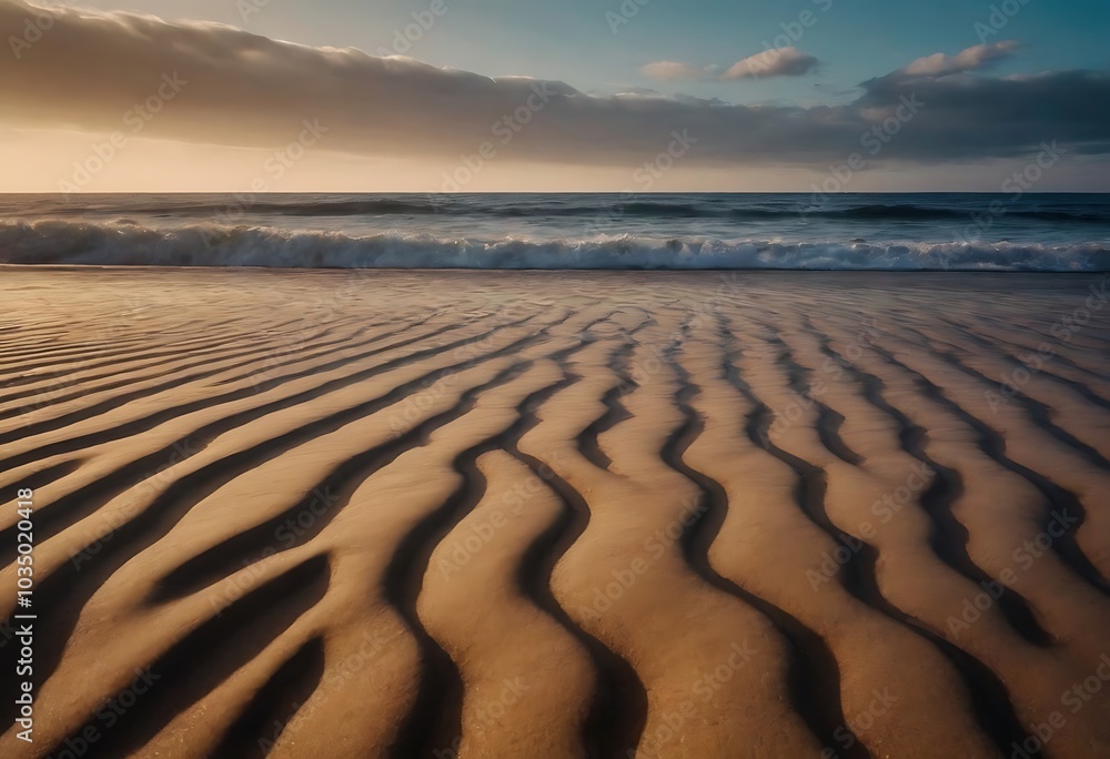Sandy texture with ripples. Sandy texture with ripples.