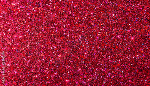 赤のグリッターテクスチャー背景