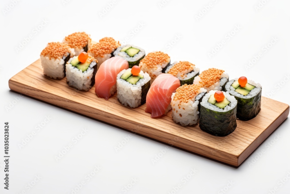 Sushi Delights: The Art and Flavor of Japanese Cuisine, generative ai Sushi Delights: The Art and Flavor of Japanese Cuisine, generative ai