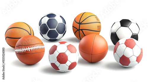 Variety of Sports Balls