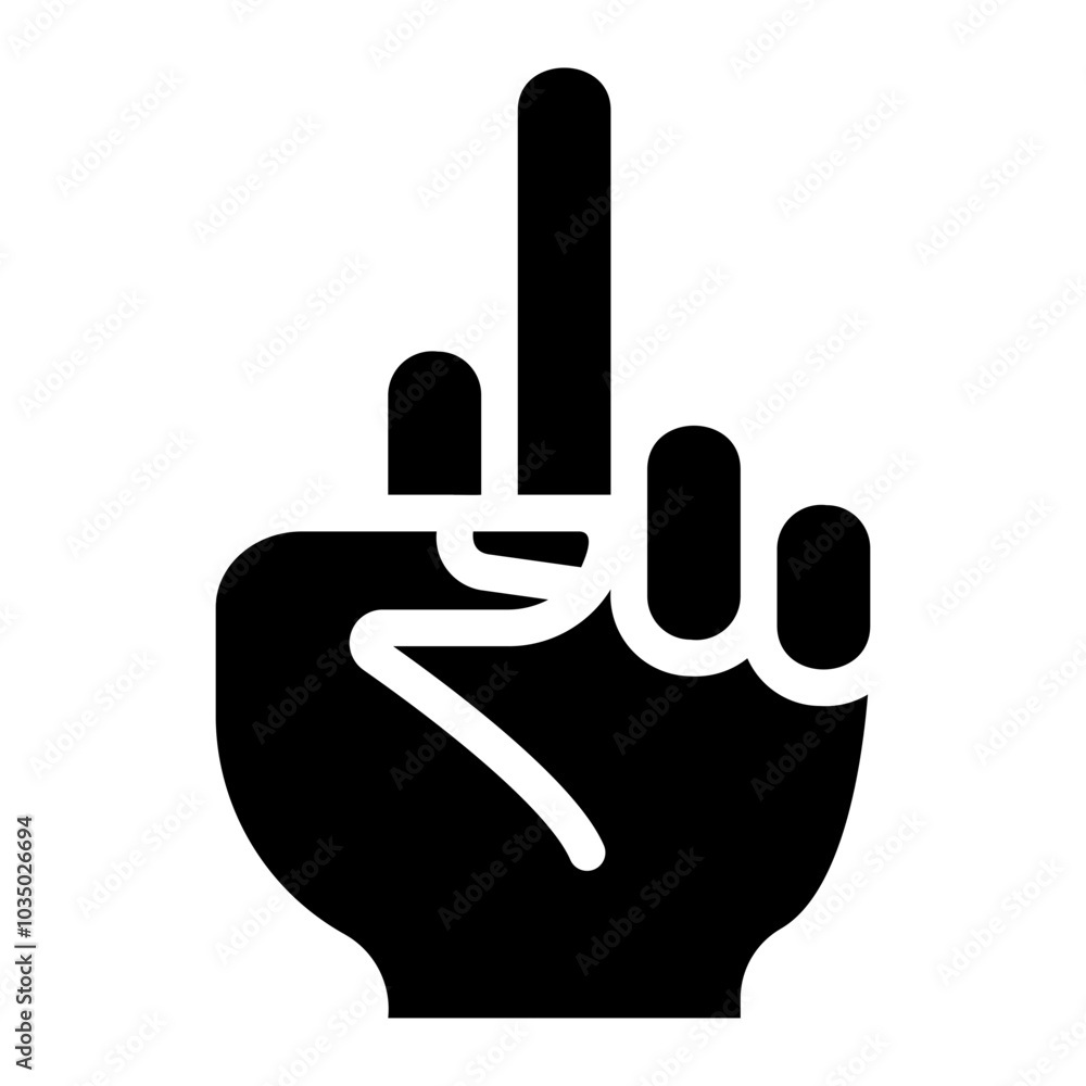 middle finger middle finger