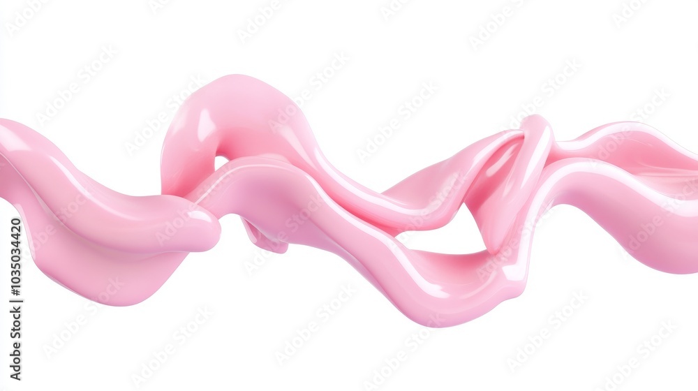 bubblegum pink fluid arcs, three-dimensional liquid art, photo-real vector illustration, fruit smoothie splashes, dynamic spray patterns, isolated on pure white, high-contrast product shot, enticing bubblegum pink fluid arcs, three-dimensional liquid art, photo-real vector illustration, fruit smoothie splashes, dynamic spray patterns, isolated on pure white, high-contrast product shot, enticing