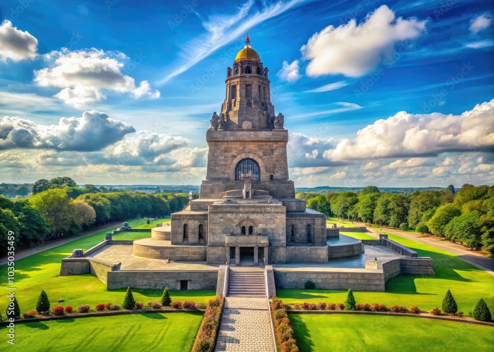 The Monument of the Battle of Nations in Leipzig stands as a remarkable architectural feat, commemorating a pivotal historical event with grandeur and significance. The Monument of the Battle of Nations in Leipzig stands as a remarkable architectural feat, commemorating a pivotal historical event with grandeur and significance.