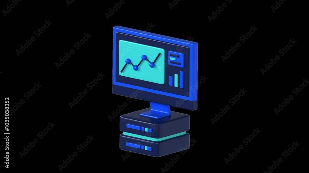 3D Animated Data Visualization Icon, Perfect for business presentations, explainer videos, and corporate projects Data Science Theme. 3D Animated Data Visualization Icon, Perfect for business presentations, explainer videos, and corporate projects Data Science Theme.