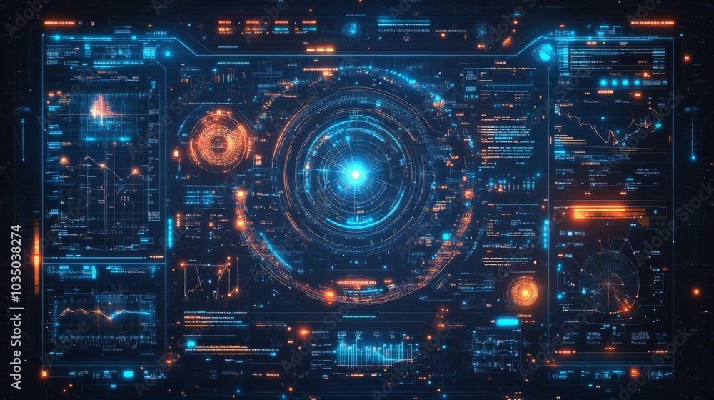 Futuristic Digital Interface Futuristic Digital Interface