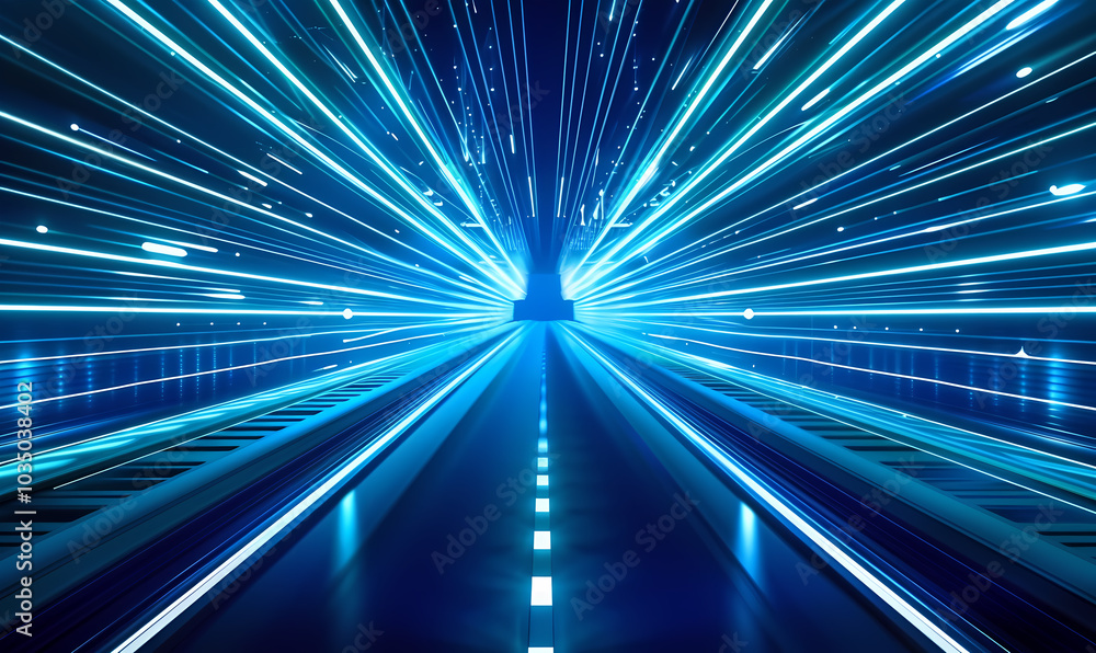 Obraz premium abstract blue background