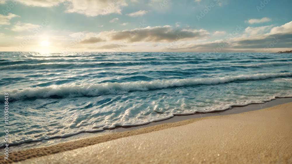 Fototapeta premium beach in the morning