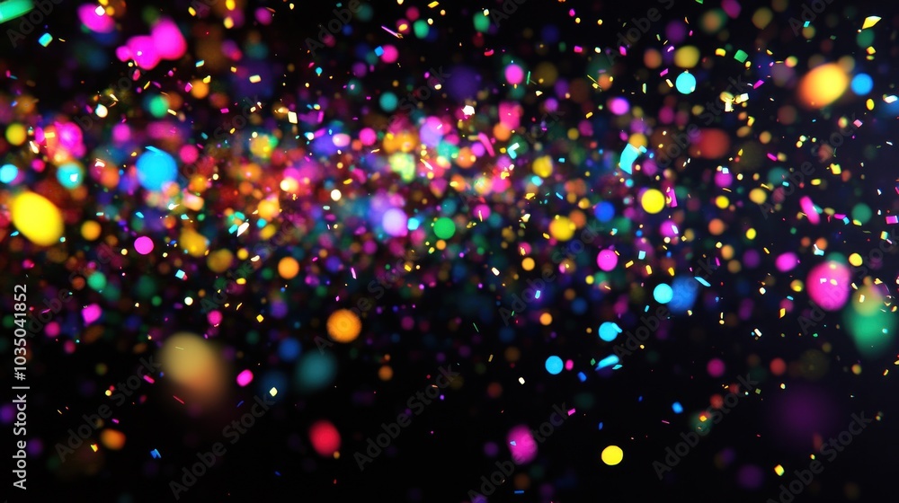 A colorful background with many small dots. The dots are in different colors and sizes. The background is mostly black A colorful background with many small dots. The dots are in different colors and sizes. The background is mostly black
