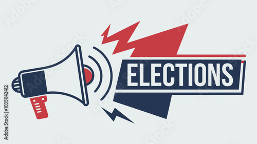 Artwork depicting the concept of presidential elections, democracy, and diversity	
