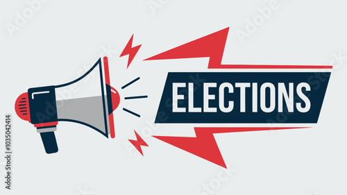 Artwork depicting the concept of presidential elections, democracy, and diversity	
