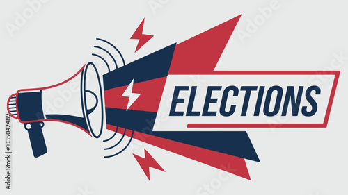 Artwork depicting the concept of presidential elections, democracy, and diversity	

