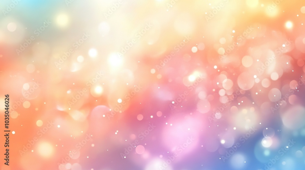 Soft Pastel Background with Blurry Light Effects Soft Pastel Background with Blurry Light Effects