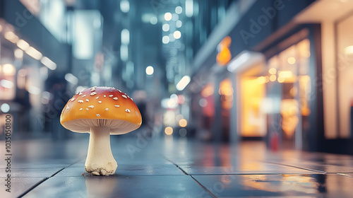 A Mushroom Grows in the City: Urban Nature and Unexpected Beauty photo