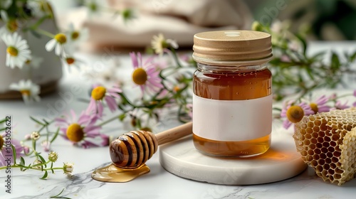 Beauty of honey and bees: Elegance and nature in detail