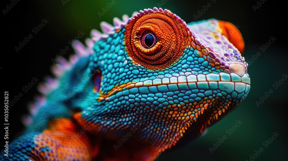 a close-up portrait of a green iguana showcasing its intricate scales and vivid eye, capturing the essence of this fascinating reptile in its natural habitat a close-up portrait of a green iguana showcasing its intricate scales and vivid eye, capturing the essence of this fascinating reptile in its natural habitat