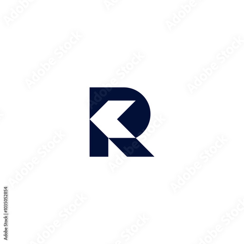 Simple R Arrow Logo Design Vector blue corporate Free Download Simple R Arrow Logo Design Vector blue corporate - GFXLoad