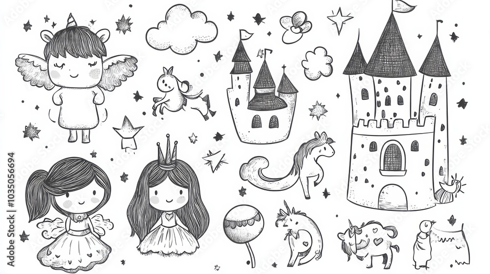 Whimsical Fairy Tale Illustrations Whimsical Fairy Tale Illustrations