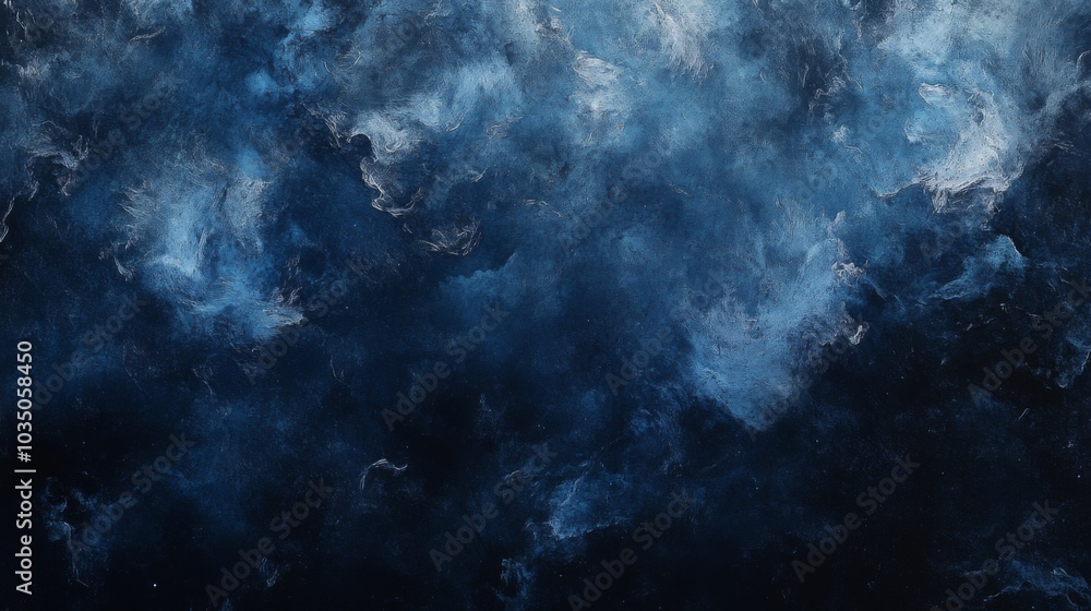 Abstract Blue Cloudscape Abstract Blue Cloudscape