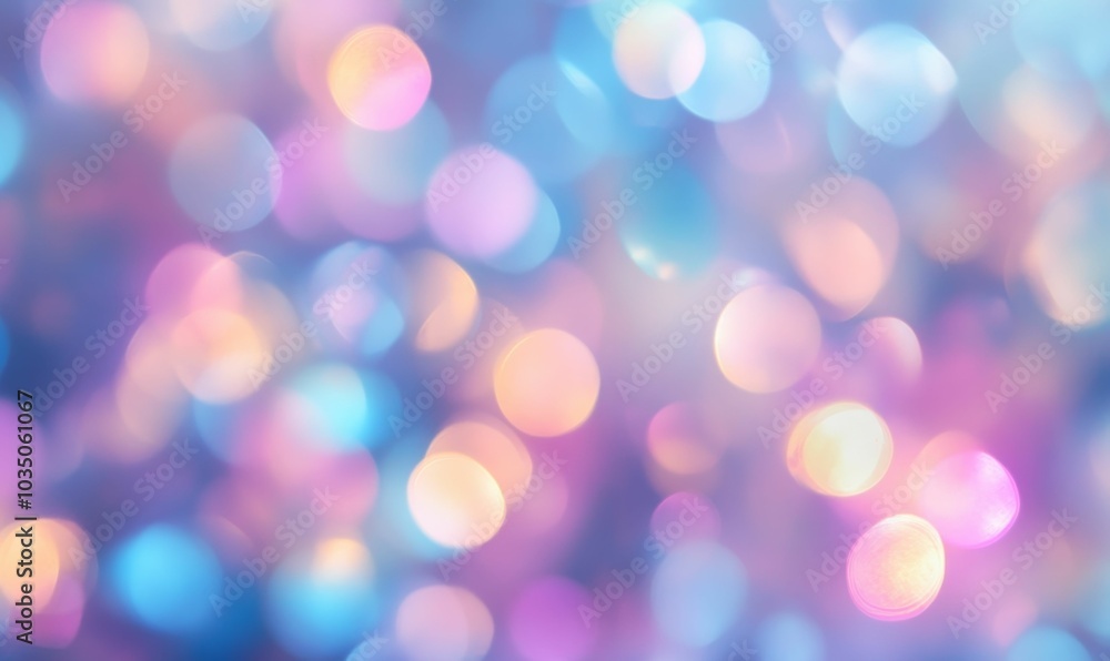 Blurred colorful lights on a blue background. Blurred colorful lights on a blue background.