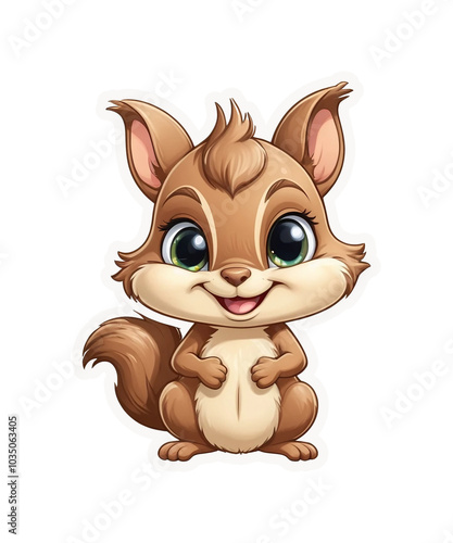 Cute Animal Stickers png 