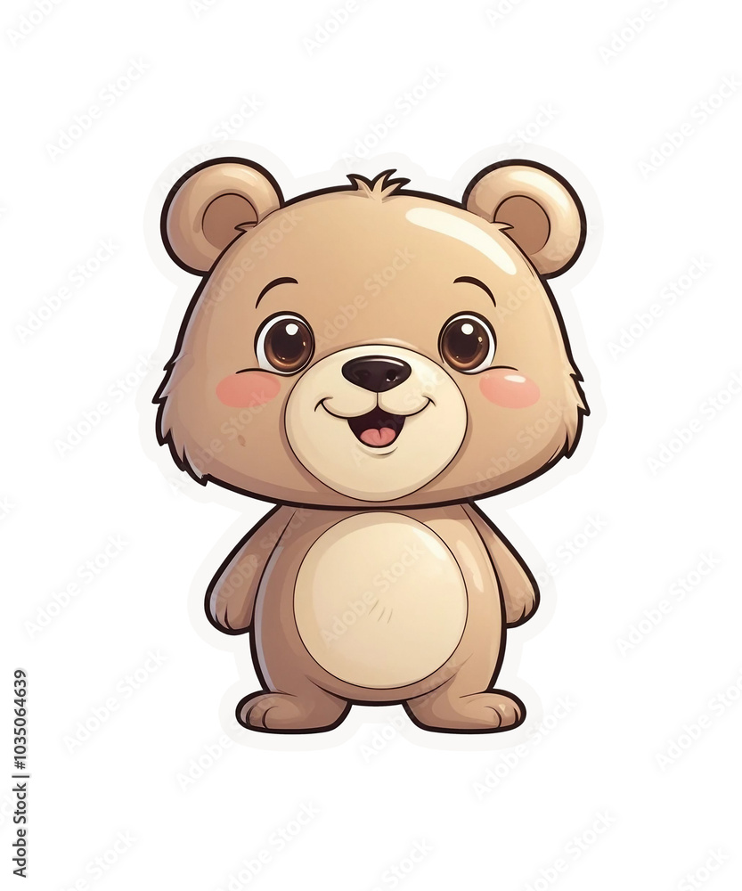 Fototapeta premium Cute Animal Stickers png 