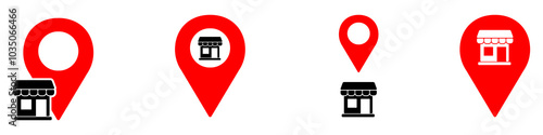 store location place, venue shop tracking, for map destination vector pictogram sign icon symbol ui and ux design glyphs 