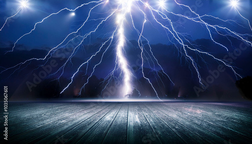 lightning on stage
