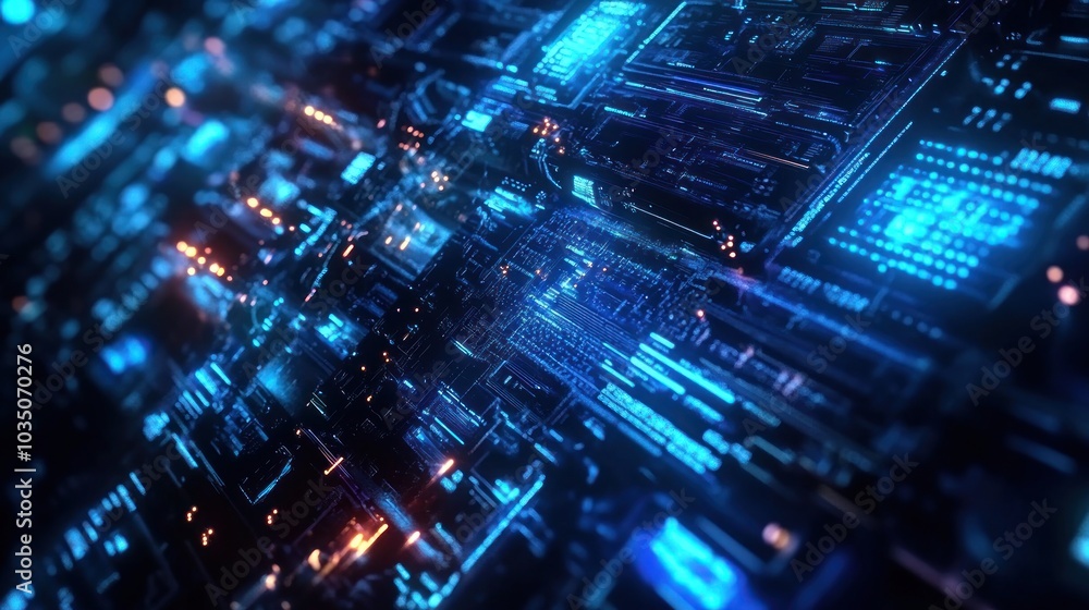 Futuristic Technology Circuitry Futuristic Technology Circuitry