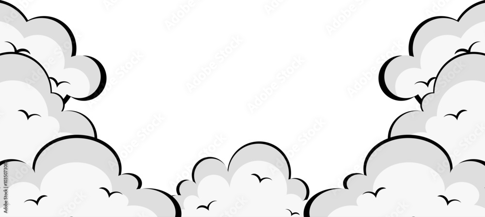 Cloud Comic Footer Cloud Comic Footer