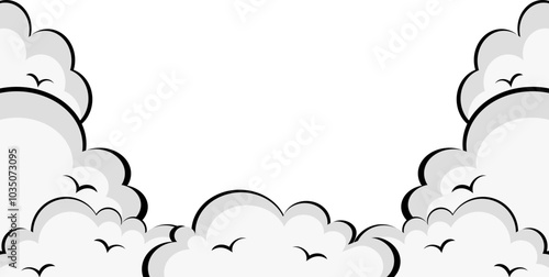 Cloud Comic Footer